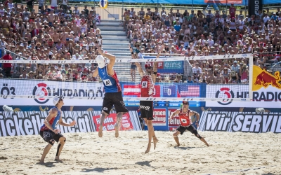 Americans gunning for gold on Canadian sand