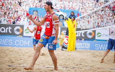 Austria hails newest beach volleyball stars